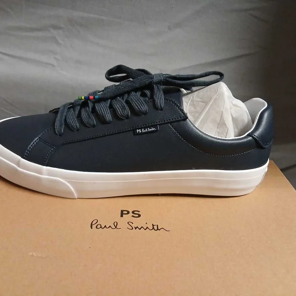 PAUL SMITH AMOS DARK NAVY SNEAKERS – UK 9