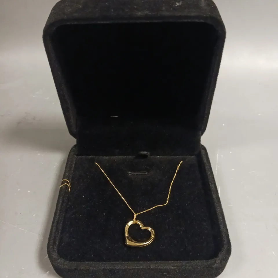 REVERE FLOATING HEART PENDANT NECKLACE