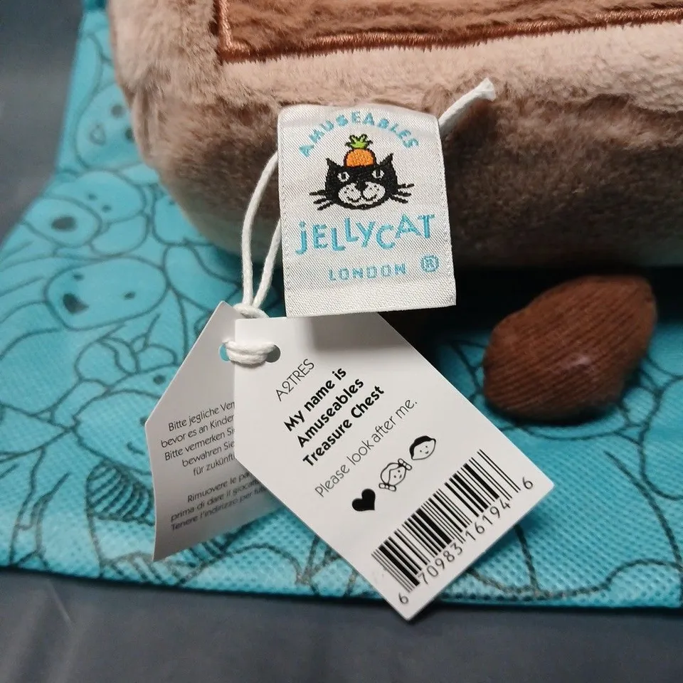 JELLYCAT AMUSEABLES TREASURE CHEST PLUSH TOY – JELLYCAT LONDON