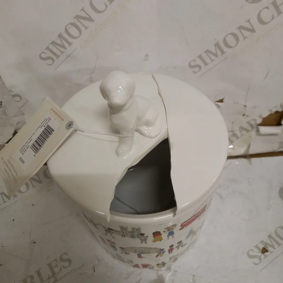 CATH KIDSTON CERAMIC PET TREAT JAR
