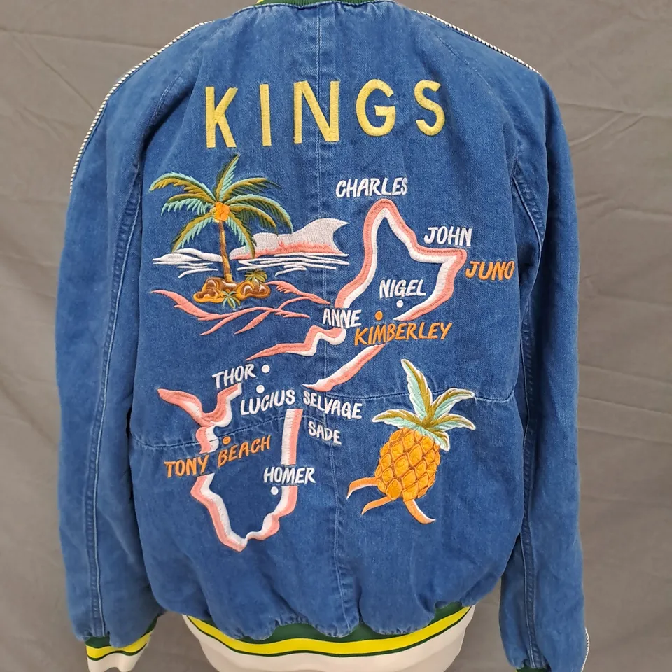 KINGS OF INDIGO DENIM JACKET SIZE SMALL