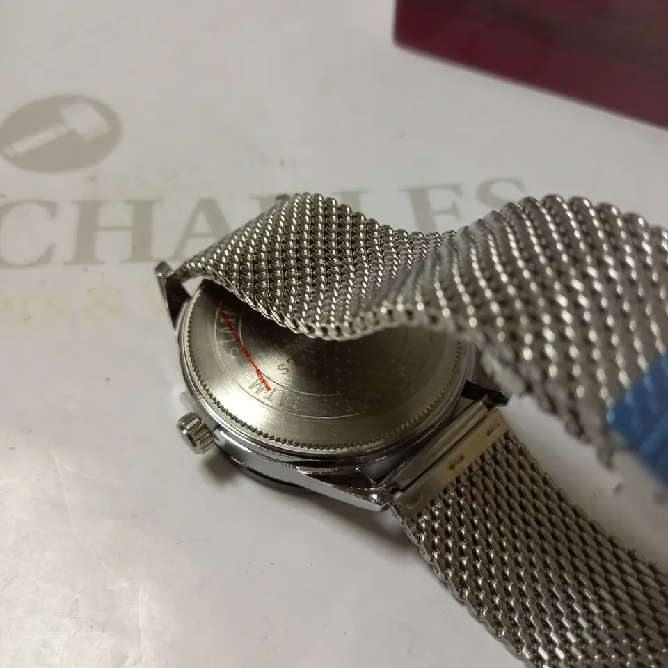 STOCKWELL AUTOMATIC TACHYMETER MESH STRAP WRISTWATCH  RRP £650