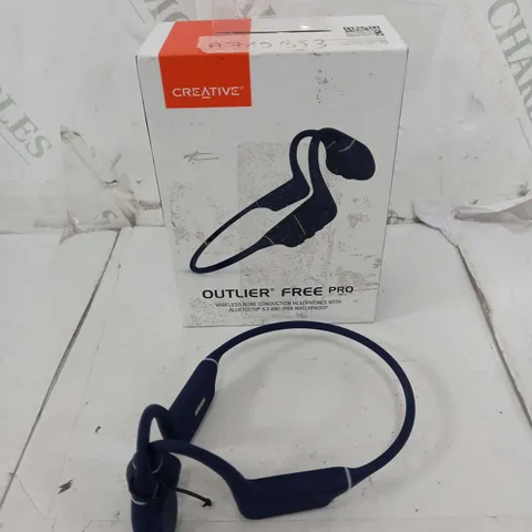 BOXED CREATIVE OUTLIER FREE PRO WIRELESS BONE CONDUCTOR EARPHONES
