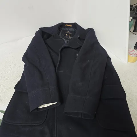 HOWICK VI FINE QUALITY OUTERWEAR COAT – NAVY, MEN'S UK SIZE L
