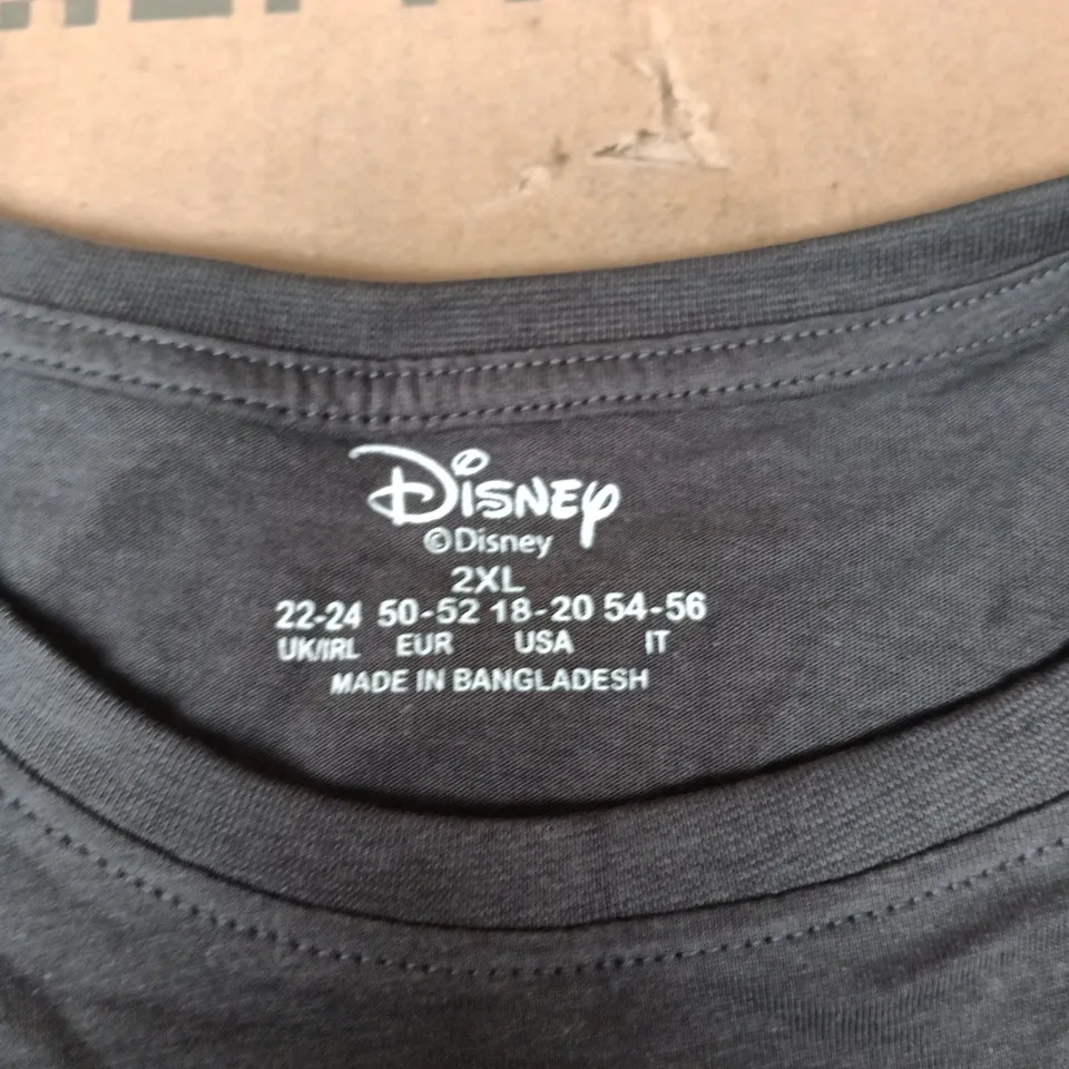 DISNEY MINNIE MOUSE T-SHIRT – BLACK, UK 22-24, USA 18-20 (2XL)