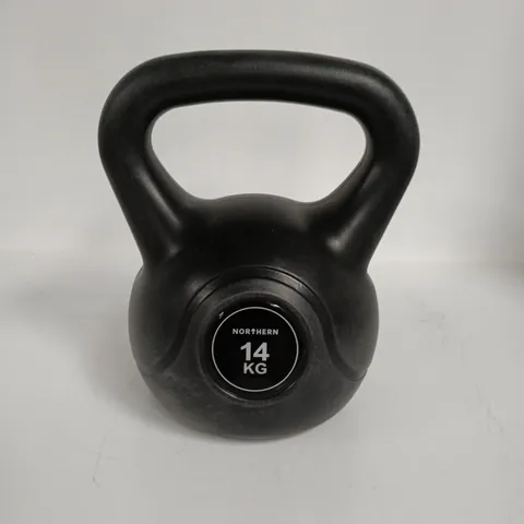 NORTHERN 14KG VINYL KETTLEBELL - BLACK