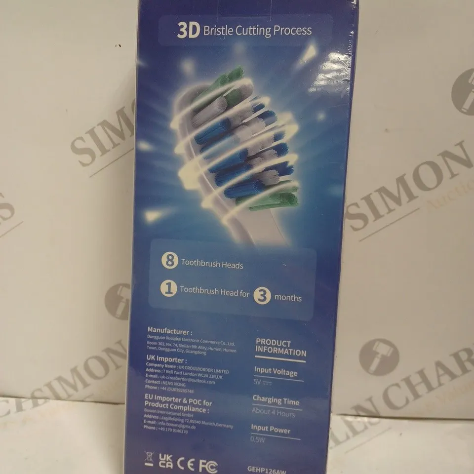 T8 YOUNG HEALTHIER TEETH AND GUMS SONIC ELECTRIC TOOTHBRUSH