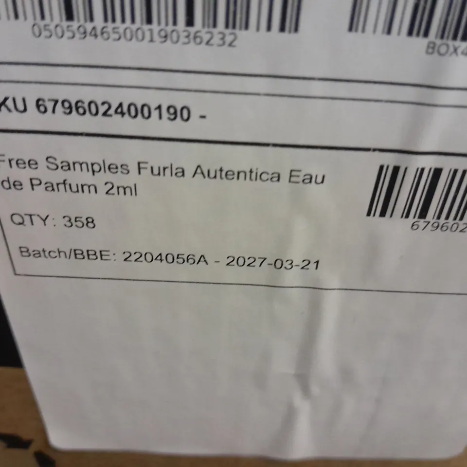 APPROXIMATELY 358 FURLA AUTENTICA 2ML EAU DE PARFUM SAMPLES