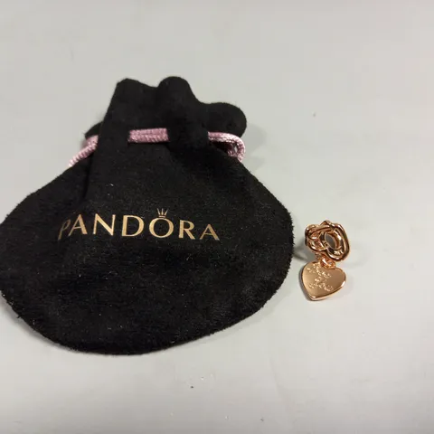 PANDORA LOVE YOU HEART DANGLE CHARM