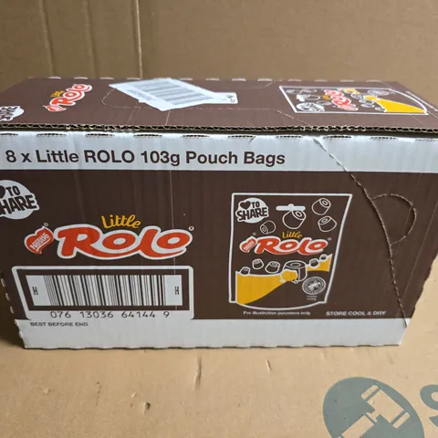 LITTLE ROLO 103G POUCH BAGS – 8 PACK