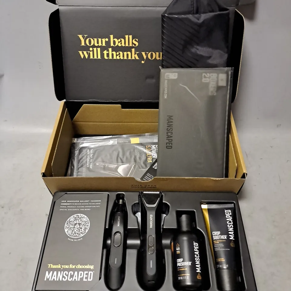 BOXED MANSCAPED THE PERFORMANCE PACKAGE SHAVE KIT