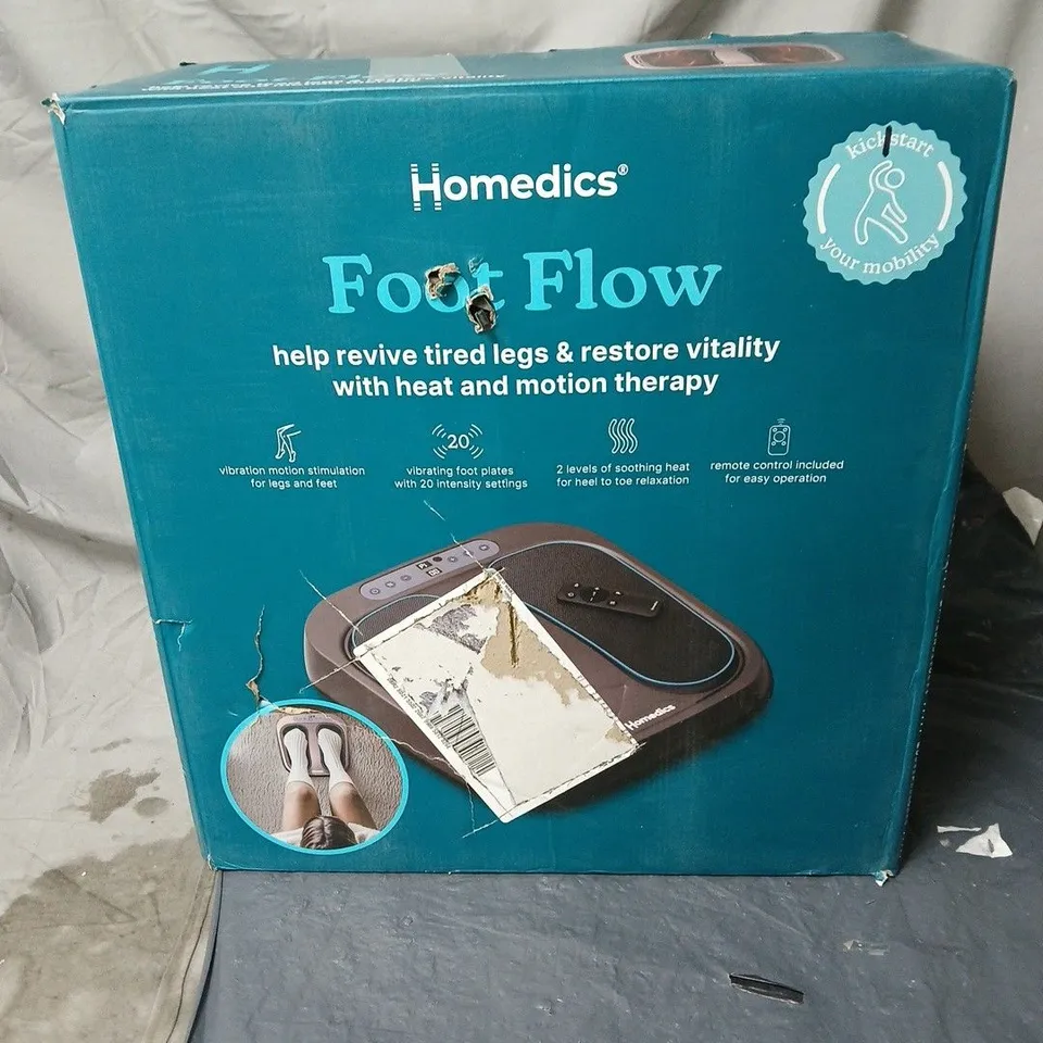 HOMEDICS FOOT FLOW DEVICE BOXED