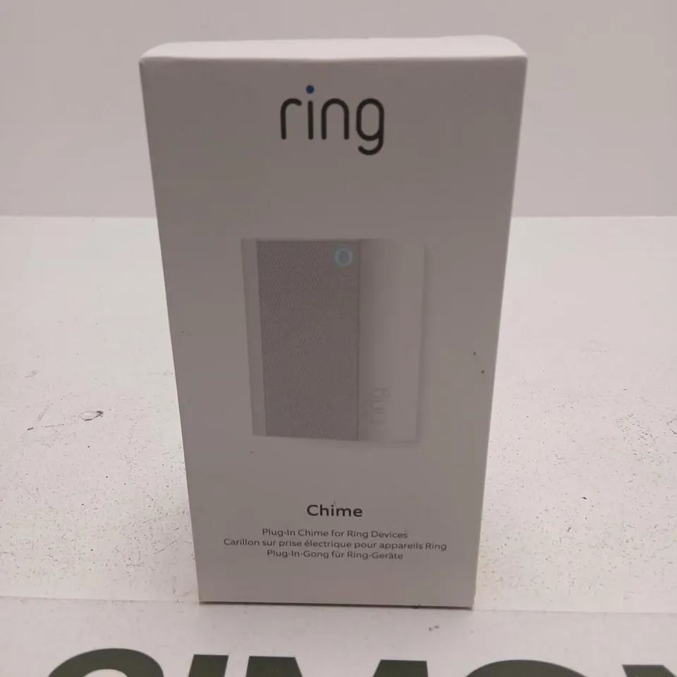 RING CHIME PLUG-IN CHIME FOR RING DEVICES – BOXED