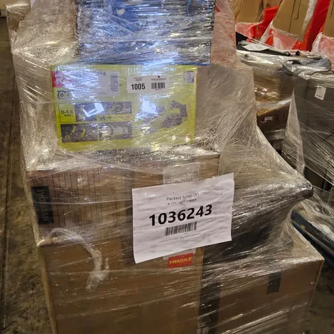 PALLET OF APPROXIMATELY 23 UNPROCESSED RAW RETURN HOUSEHOLD AND ELECTRICAL GOODS TO INCLUDE;