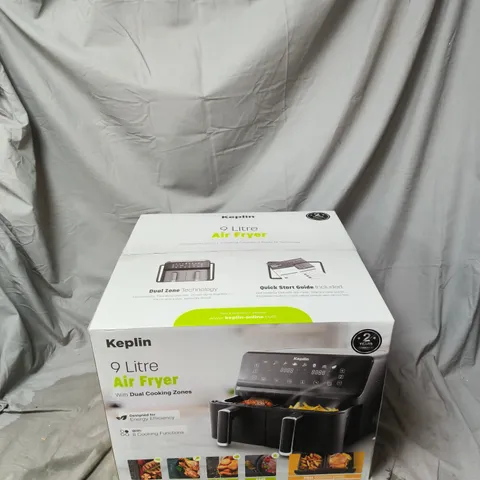 KEPLIN 9 LITRE AIR FRYER WITH DUAL COOKING ZONES