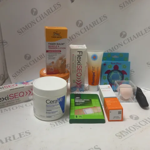 LOT OF ASSORTED COSMETIC ITEMS TO INCLUDE TIGER BALM, BATH BOMBS AND CERA VE