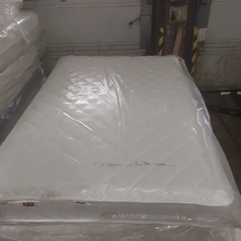 QUALITY BAGGED 120CM AIRSPRUNG MICRO QUILT SMALL DOUBLE MATTRESS