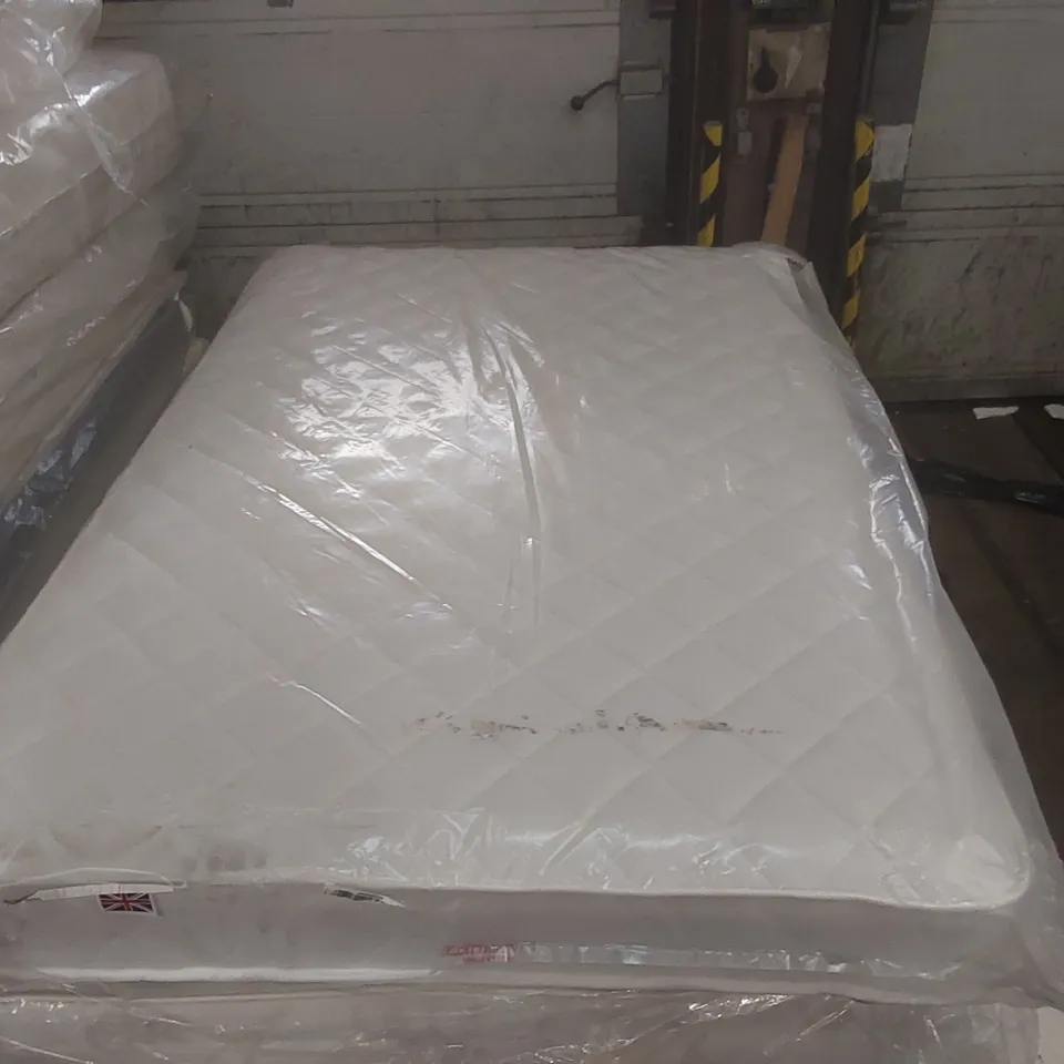 QUALITY BAGGED 120CM AIRSPRUNG MICRO QUILT SMALL DOUBLE MATTRESS