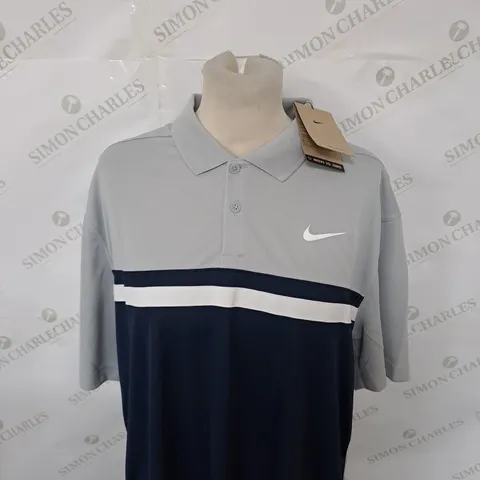 MENS NIKE LOGO POLO SHIRT SIZE L
