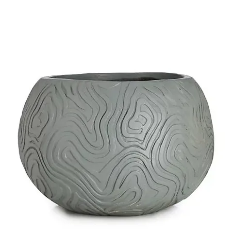 ABODE EMBOSSED PLANTER 30.9CM BOXED