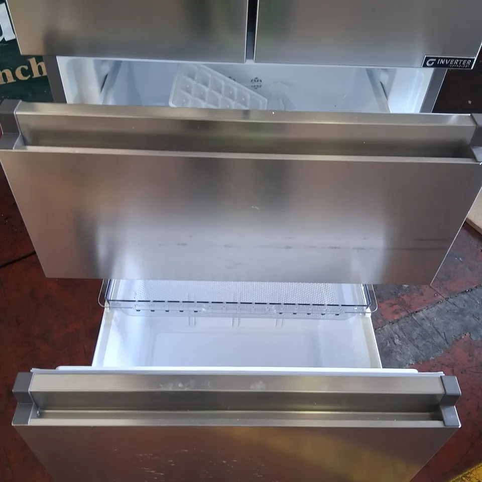 HISENSE RF632N4WIE AMERICAN FRIDGE FREEZER, STAINLESS STEEL, E RATED