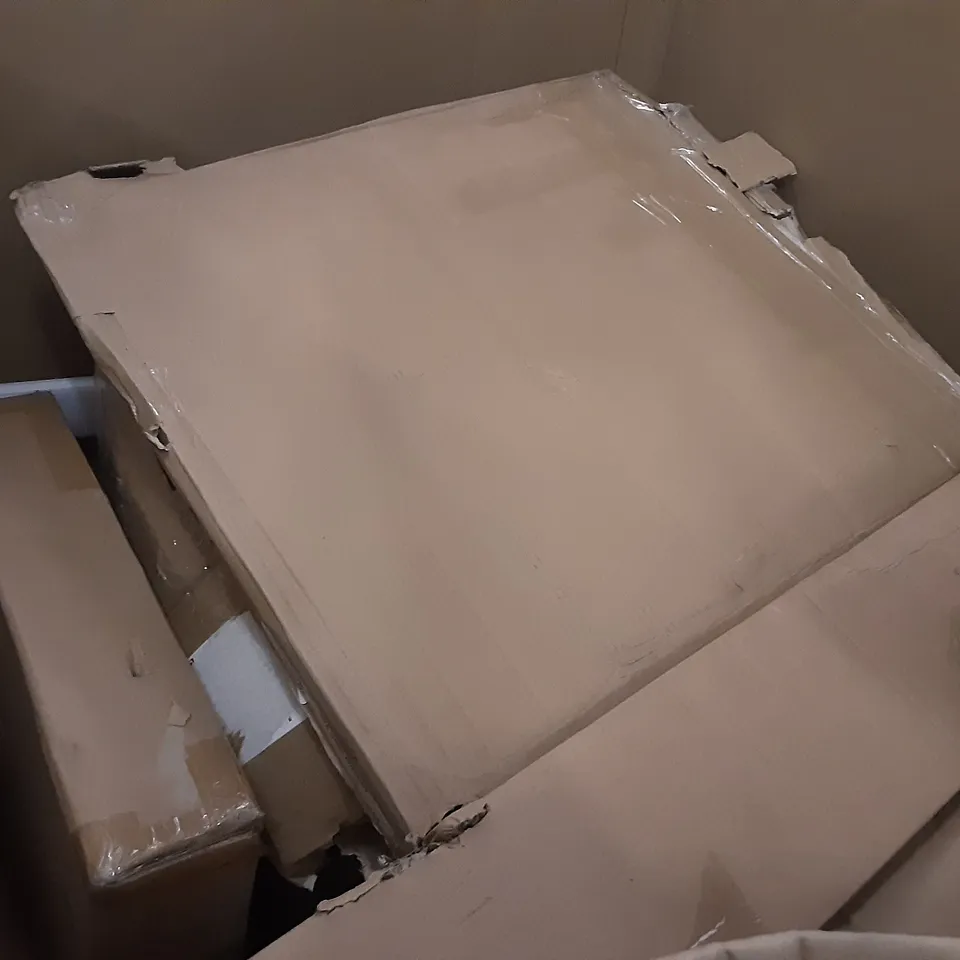 PALLET OF ASSORTED PRODUCTS INCLUDING BECKO US, LA VIE VERT, MCJOY V63 VACUUM SEALER, OLSEN & SMITH WIRELESS KEYBOARD AND MOUSE, DOG HOUSE BROWN 