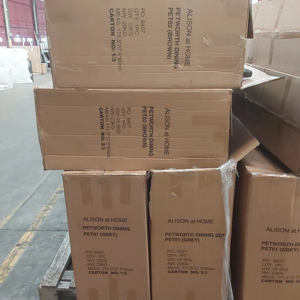 PALLET OF ASSORTED GARDEN AND PATIO FURNITURE INCOMPLETE SETS