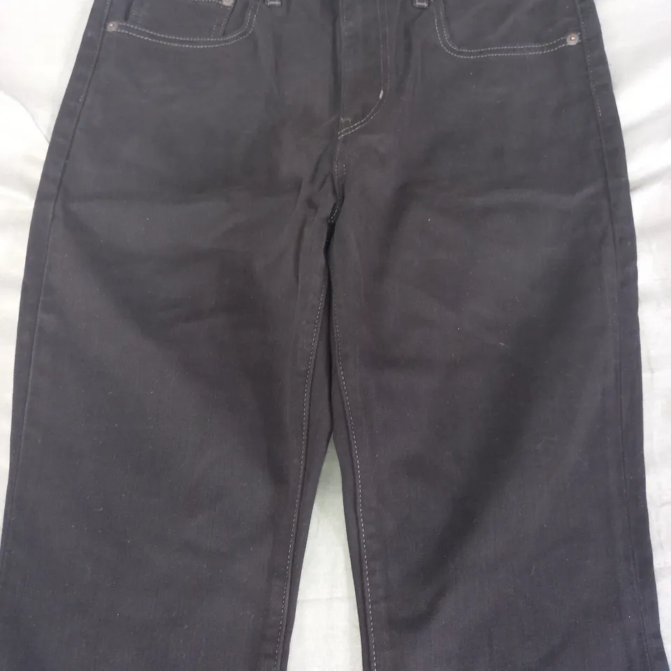 LEVI'S 726 FLARE JEANS IN BLACK SIZE 31/34