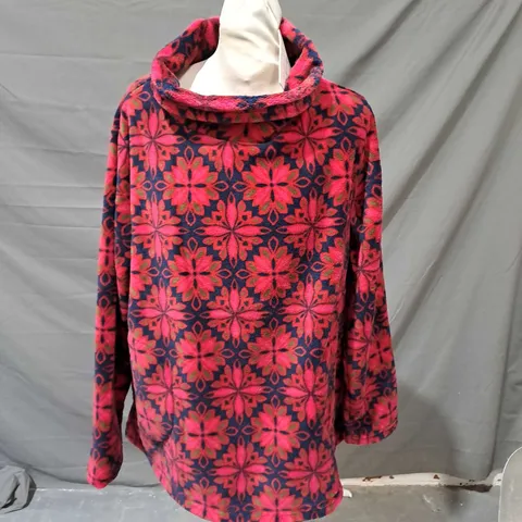 SEASALT CORNWALL SOFT FLEECE JUMPER RED SIZE MEDIUM