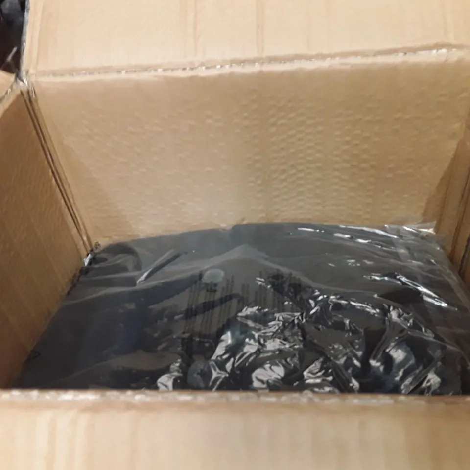 BOXED BRAND NEW JDWILLIAMS DENIM HOODED TRENCH SIZE 24 BLACK COLOUR APPROXIMATELY 8 PIECES