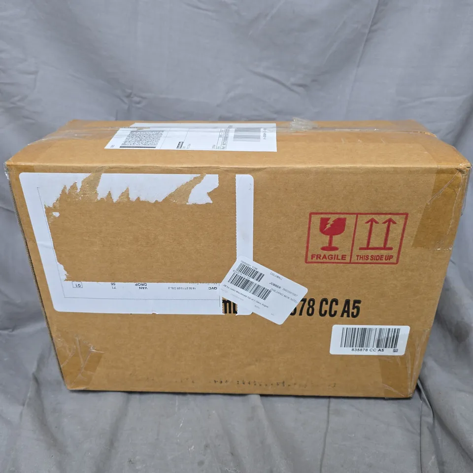 JM BY JULIEN MACDONALD SET OF 2 GLASS ANGELS