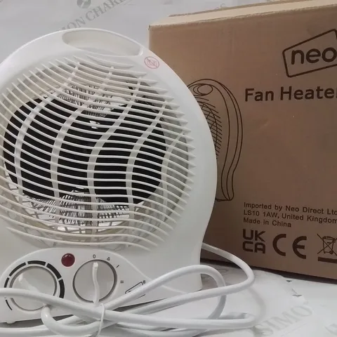 BOXED NEO FAN HEATER IN WHITE