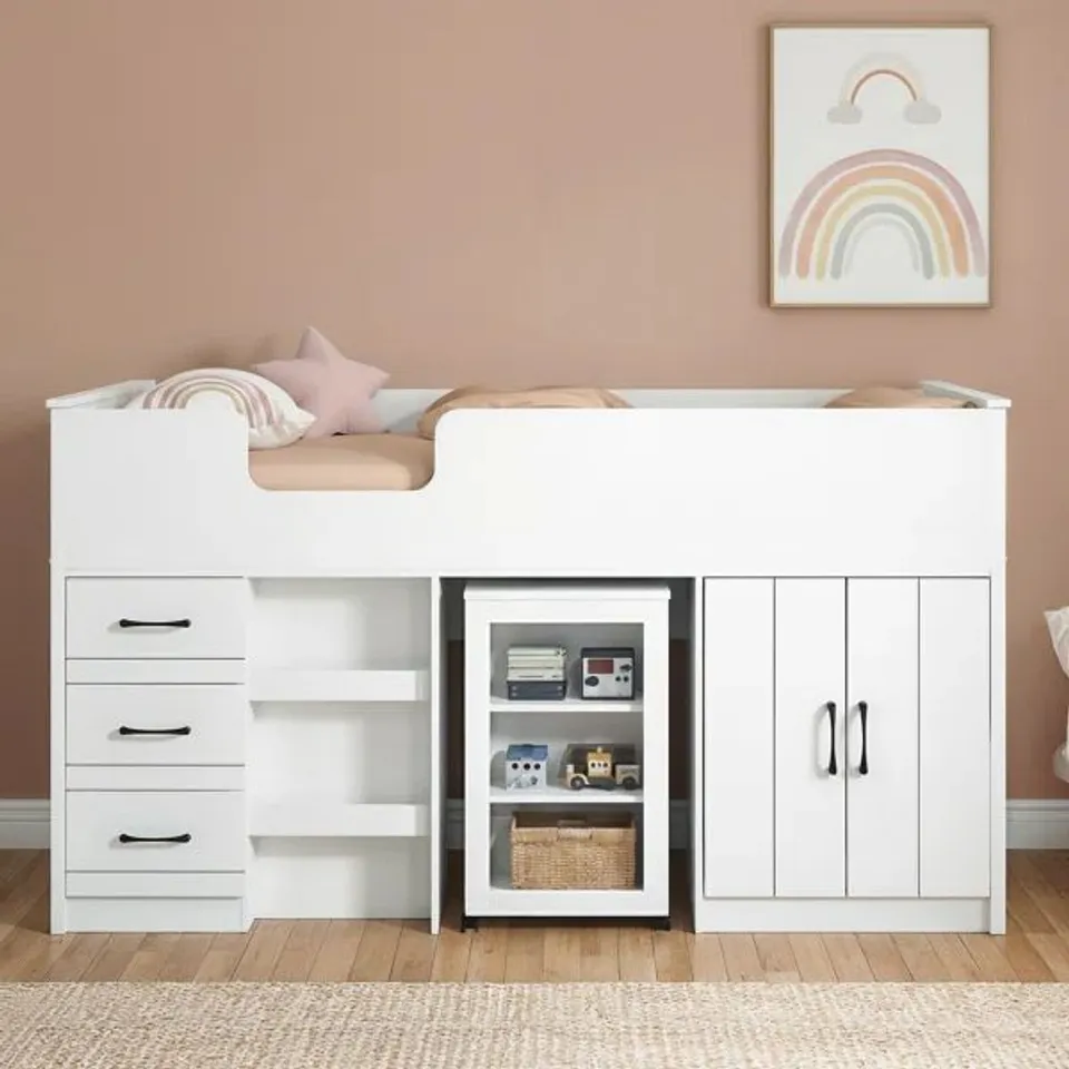 BOXED LIMESTONE MIDSLEEPER BED (3 BOXES)