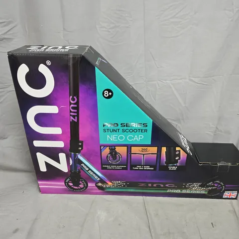 BOXED ZINC NEOCAP PRO SERIES STUNT SCOOTER