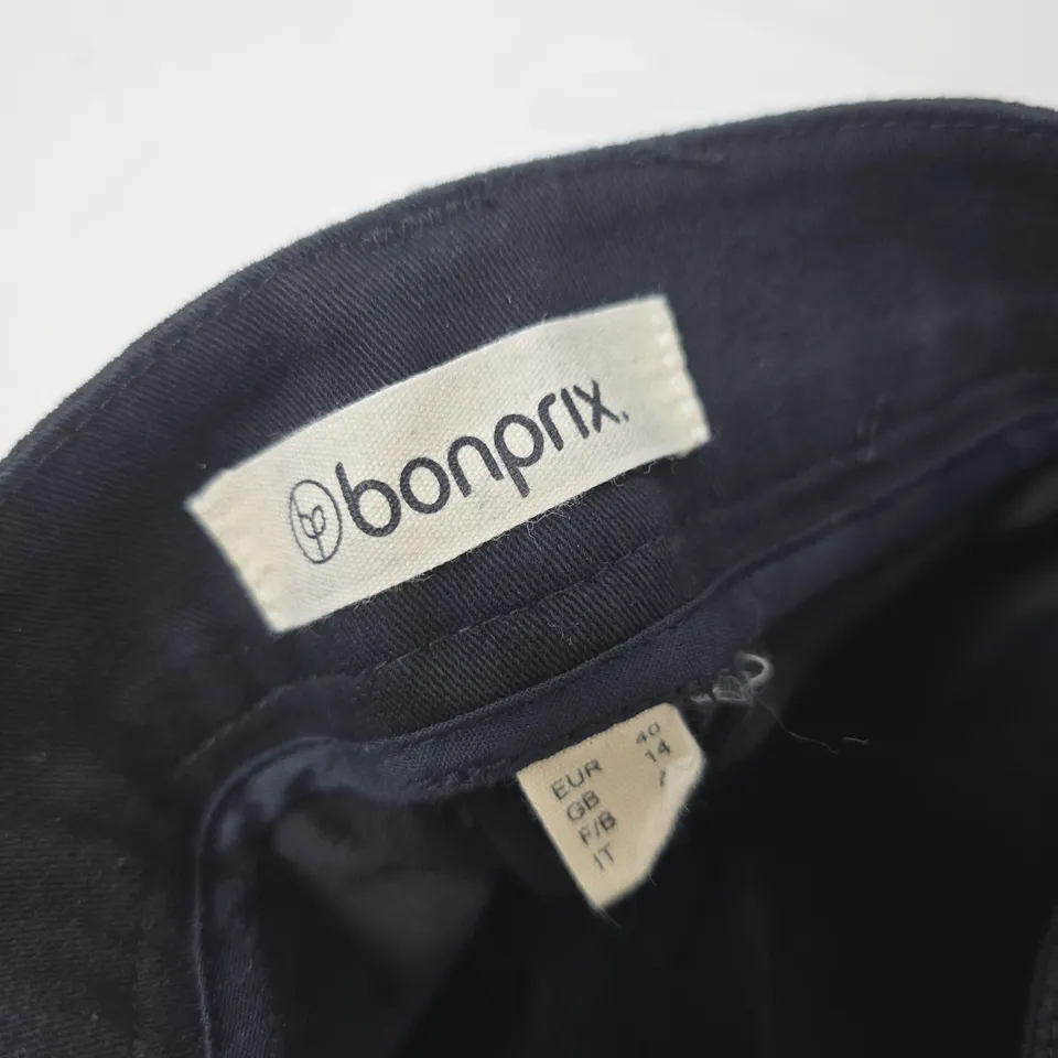BONPRIX WOMEN'S BLACK TROUSERS – UK 14 (EU 40)
