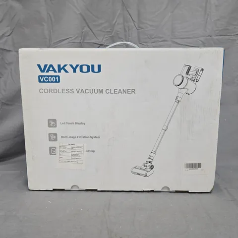 VAKYOU VC001 CORDLESS VACUUM CLEANER – STICK VACUUM (BOXED)