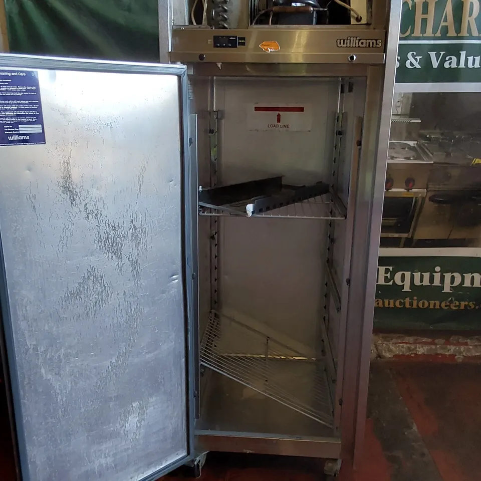 WILLIAMS LJ1SA JADE STAINLESS STEEL SINGLE DOOR COMMERCIAL FREEZER