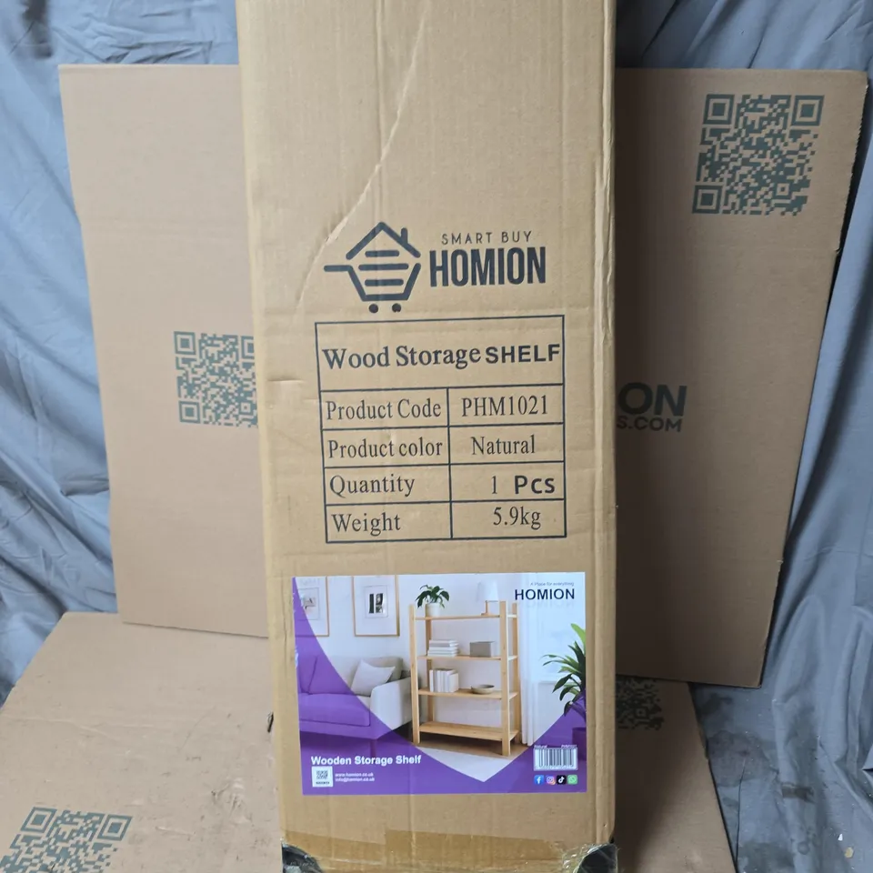 HOMION 4TIER STORAGE SHELF UNIT