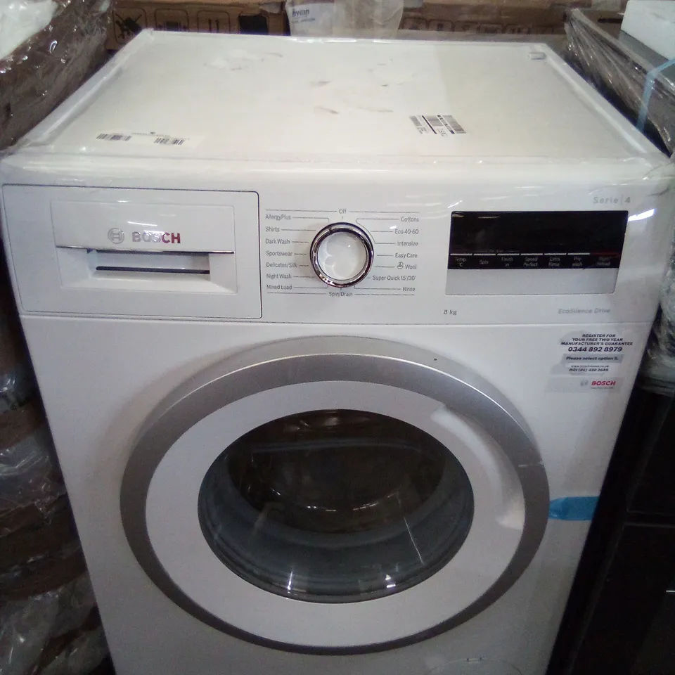 GRADE 1 BOSCH 8KG WASHING MACHINE 1400 SPIN WHITE WAN28281GB