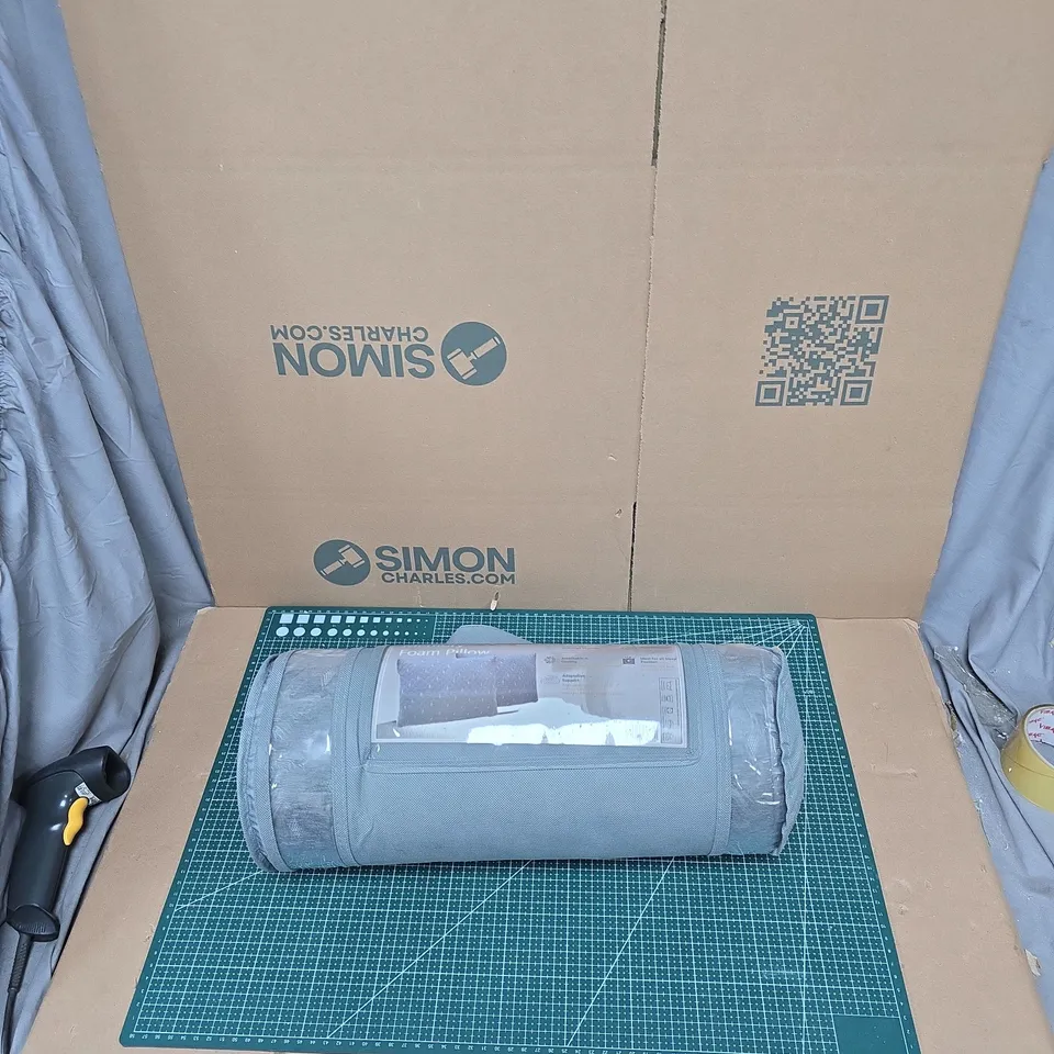 CHARCOAL MEMORY FOAM PILLOW – INFUSED WITH ACTIVATED CHARCOAL