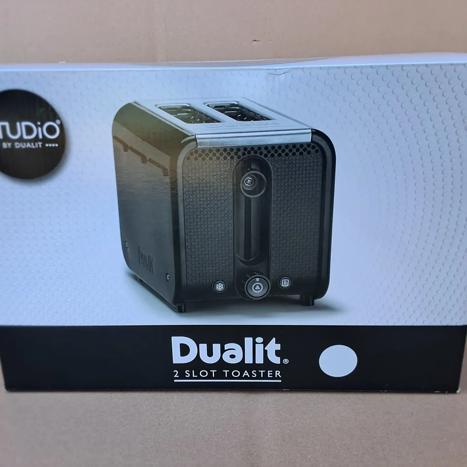 BOXED DUALIT 2-SLOT TOASTER - BLACK