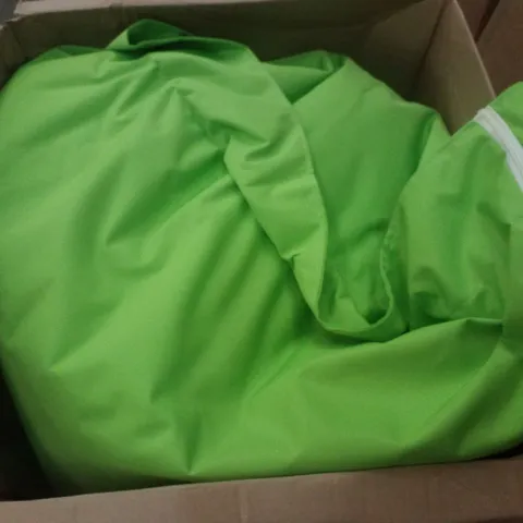 BOXED LIME GREEN BEANBAG