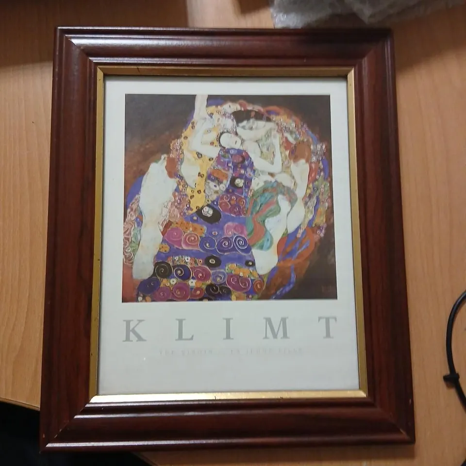 GUSTAV KLIMT "THE VIRGIN" FRAMED PRINT– REPRODUCTION ARTWORK