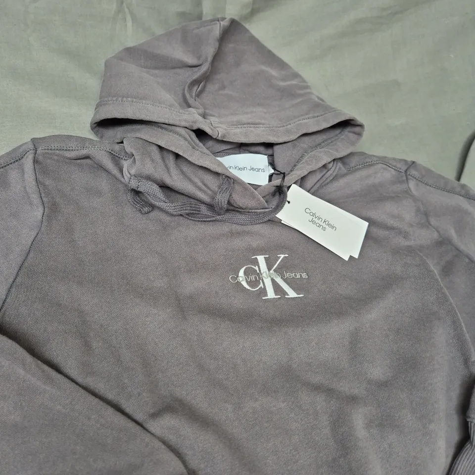 CALVIN KLEIN JEANS LOGO HOODIE SIZE M