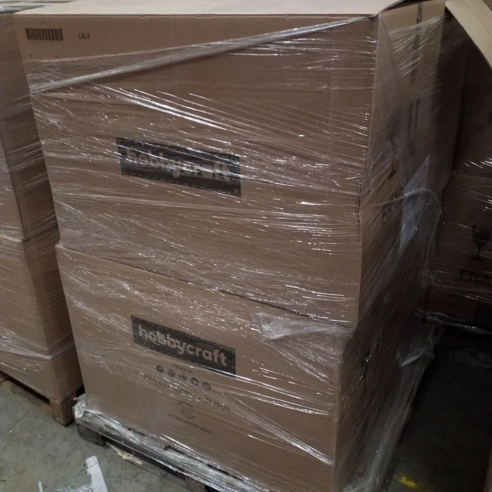 PALLET CONTAINING ASSORTED CHRISTMAS PRODUCTS & DECORATIONS INCLUDING BOTTLE BRUSH LED TREES, POP UP ADVENT CALENDARS, CHRISTMAS GIFT BOXES & WREATHS