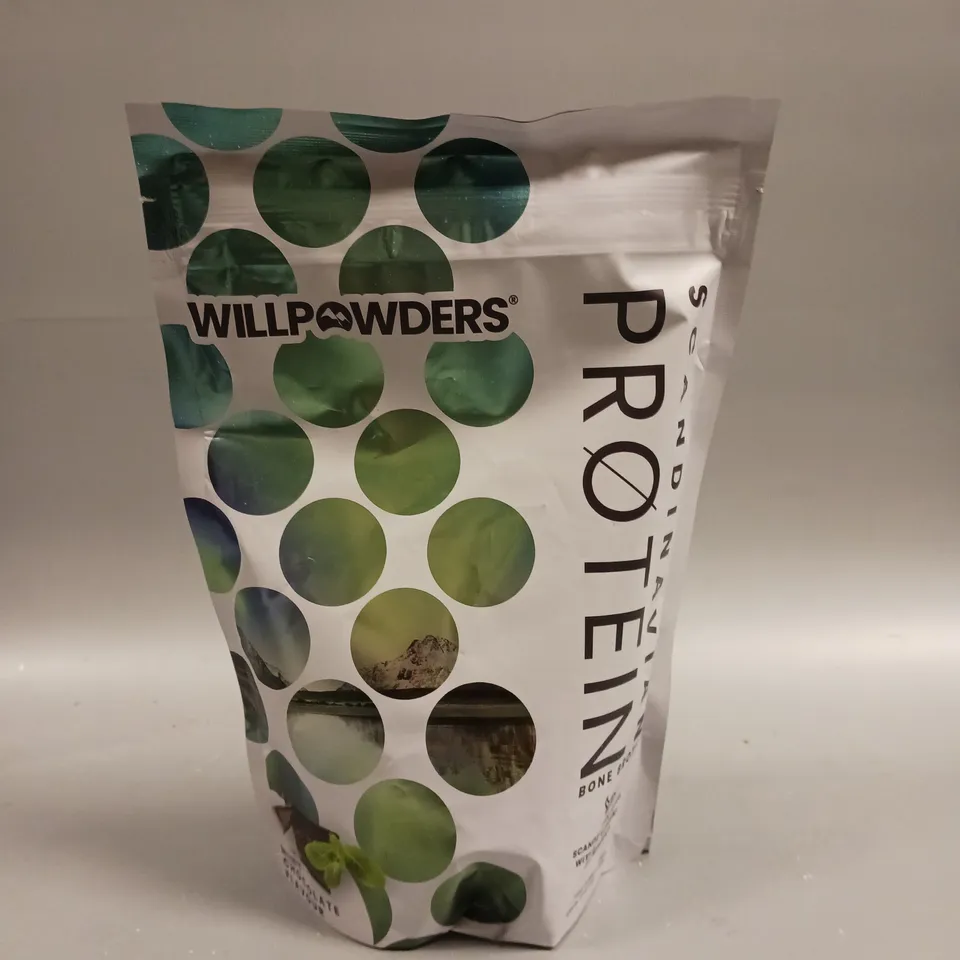 SEALED WILLPOWDERS SCANDINAVIAN PROTEIN BONE BROTH - 300G MINT CHOCOLATE 