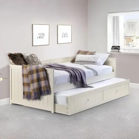 BOXED DAYBED & UNDERBED - STONE WHITE (2 BOXES)