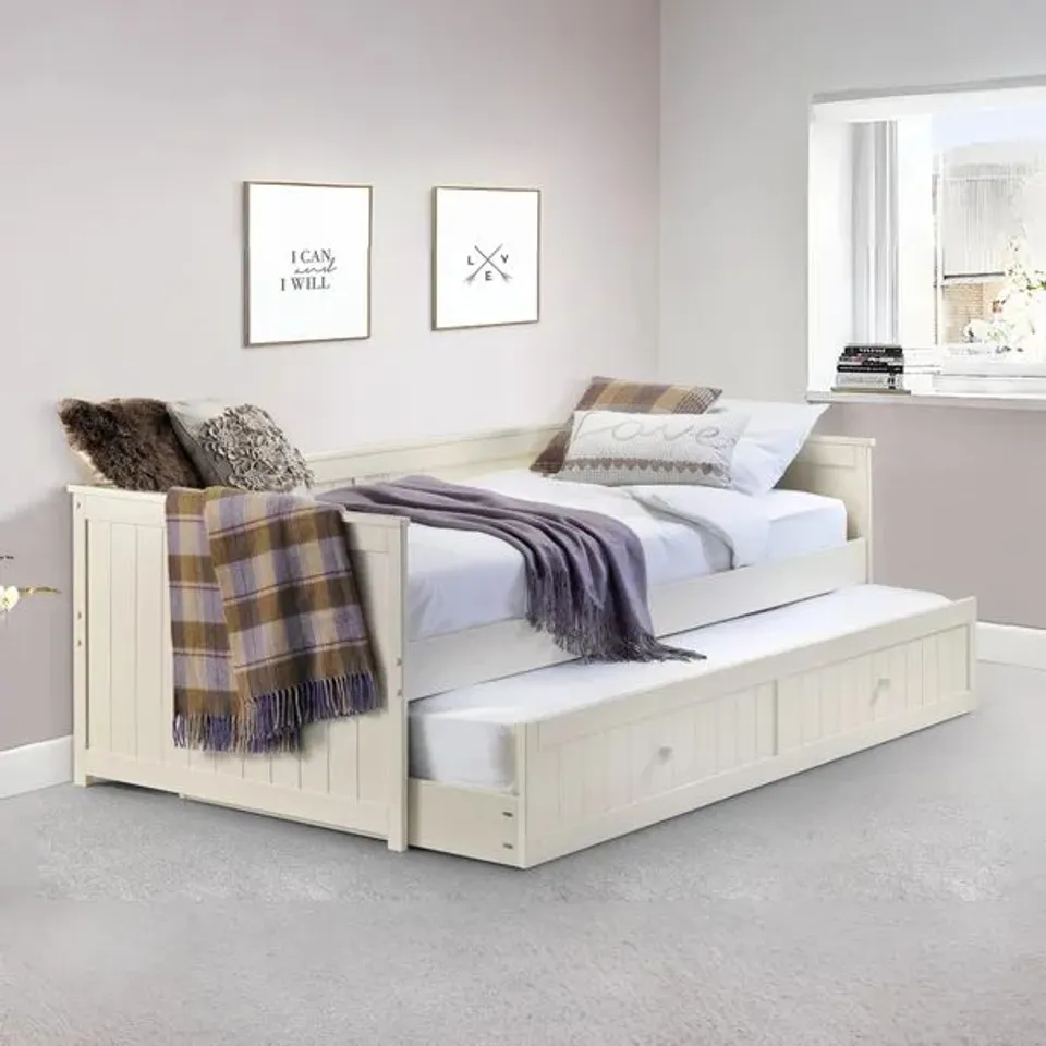 BOXED DAYBED & UNDERBED - STONE WHITE (2 BOXES)