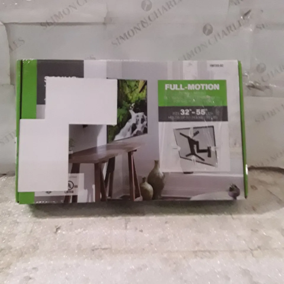 BOXED SANUS FULL MOTION TV WALL MOUNT FOR 32-55" TV'S- FMF319-B2