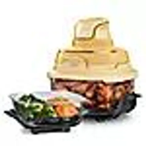 BOXED NINJA CRISPI 4 IN 1 PORTABLE GLASS AIR FRYER YELLOW